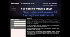 Desktop Screenshot of andrews-welding.com